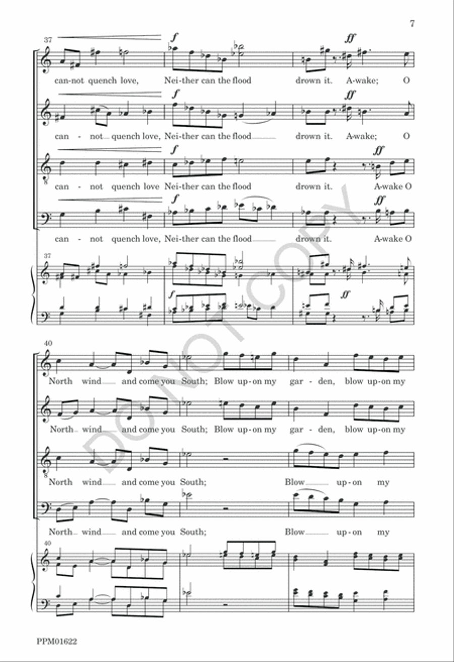 My Beloved Is Mine 4-Part scores gallery preview page 10