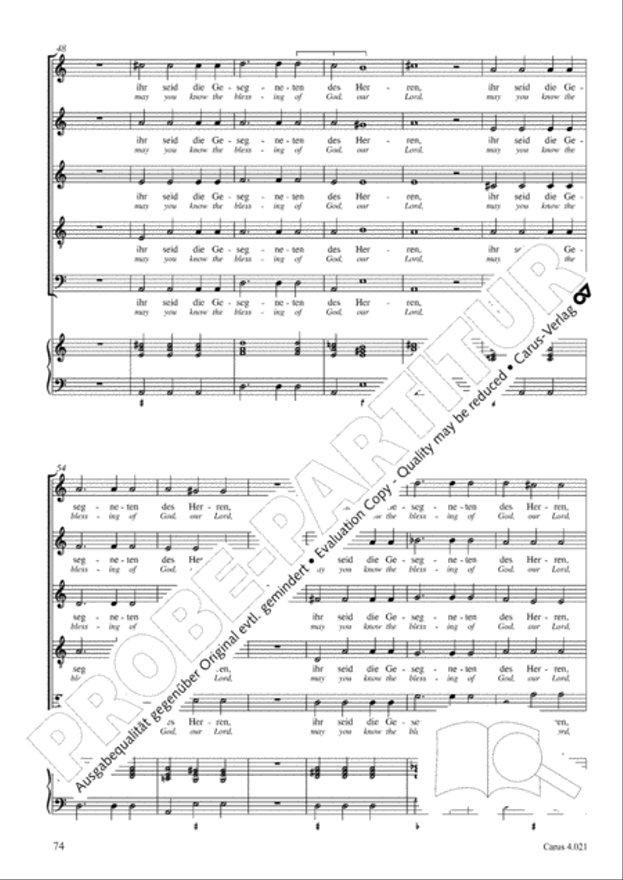 Schein: Israelsbrunnlein. Fontana d'Israel. Complete edition Choir scores gallery preview page 81