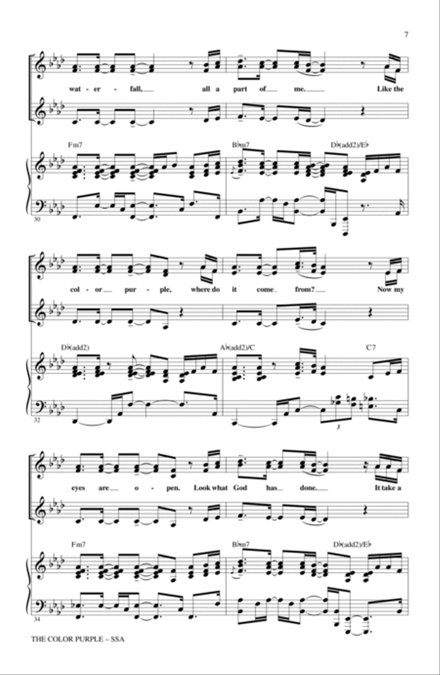 The Color Purple The Color Purple SSA scores gallery preview page 6
