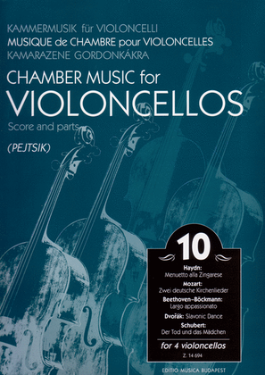 Book cover for Chamber Music for/ Kammermusik für Violoncelli 10