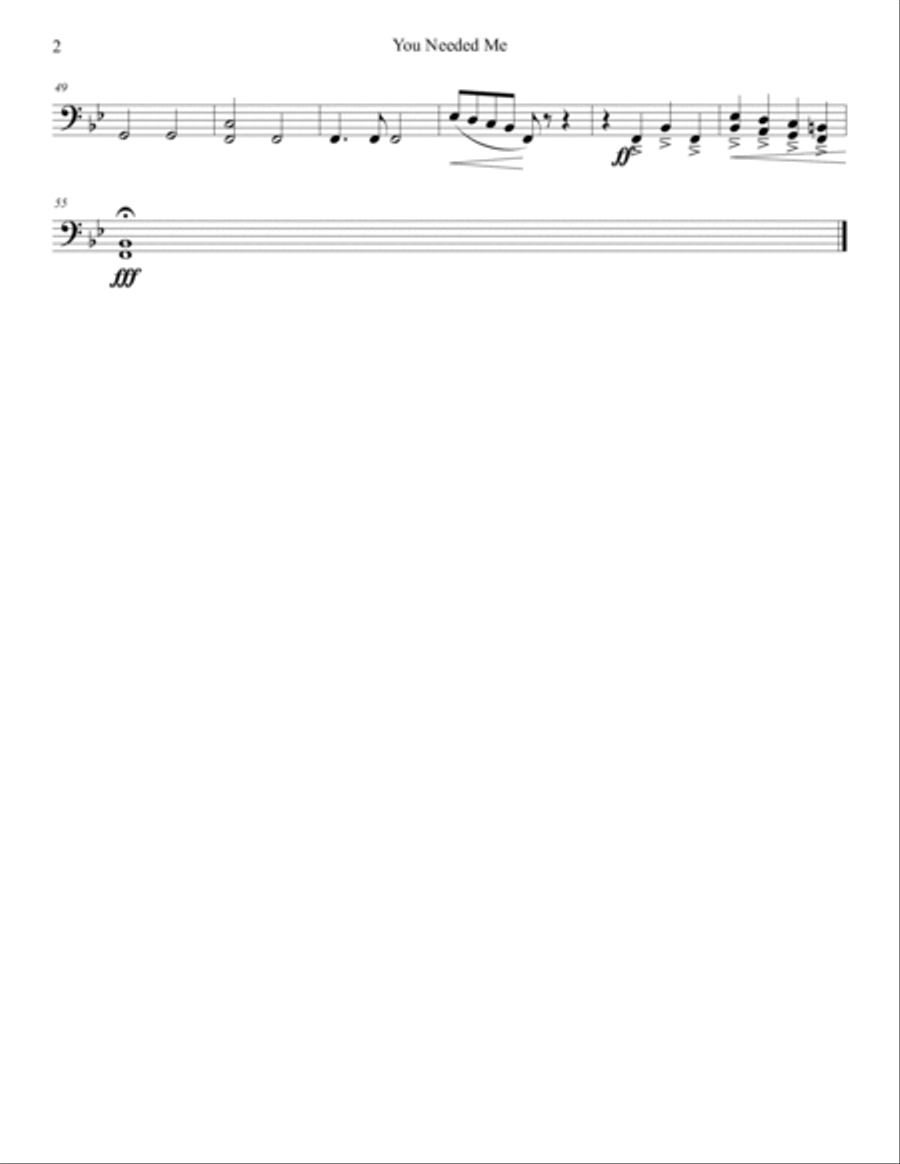 Now And Forever (you And Me) Brass Ensemble scores gallery preview page 2