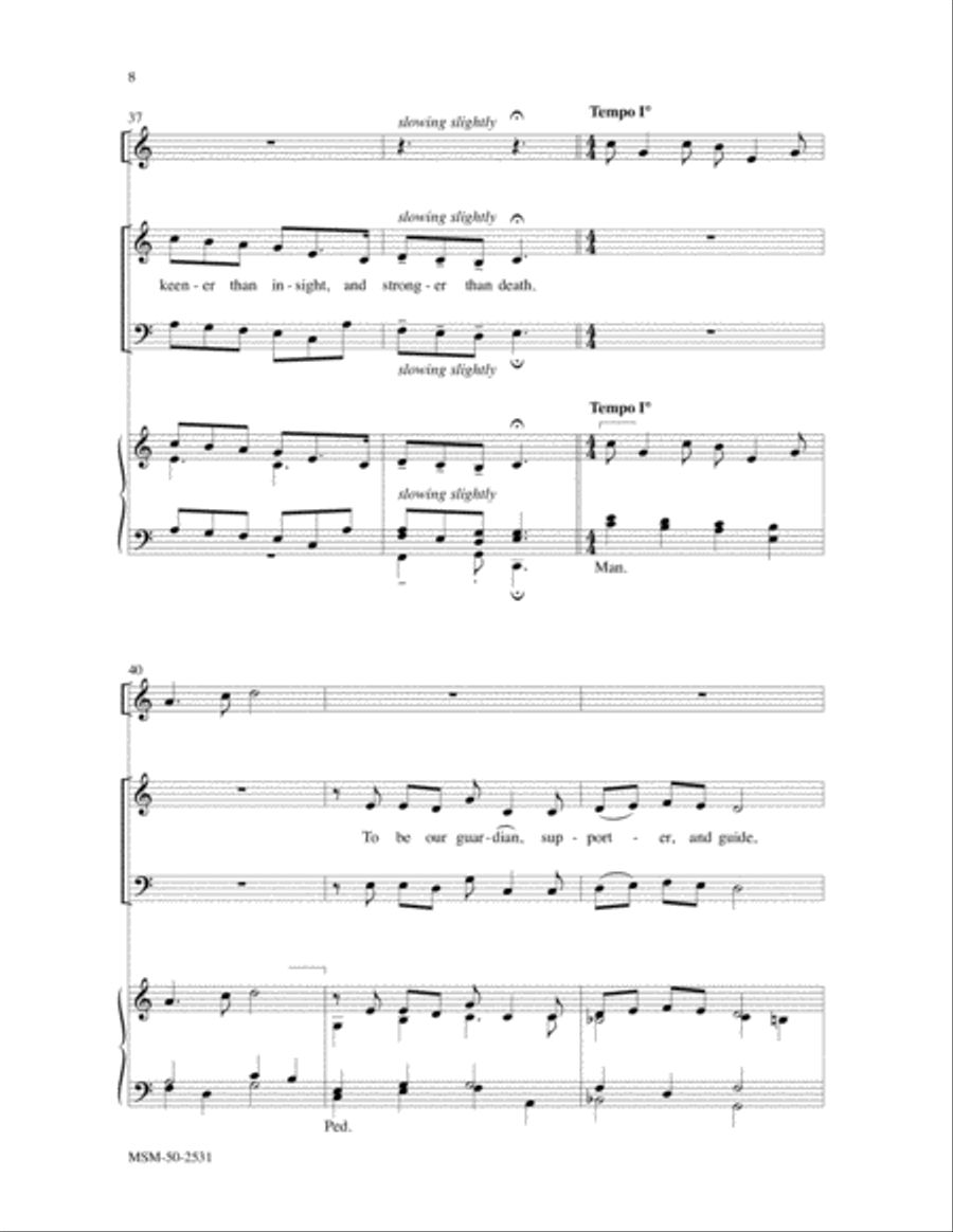 When We Seek Language to Praise You, O God (Choral Score) image number null