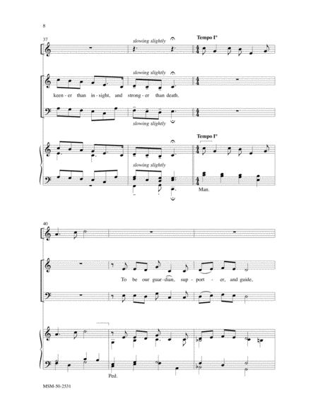 When We Seek Language to Praise You, O God (Choral Score) image number null