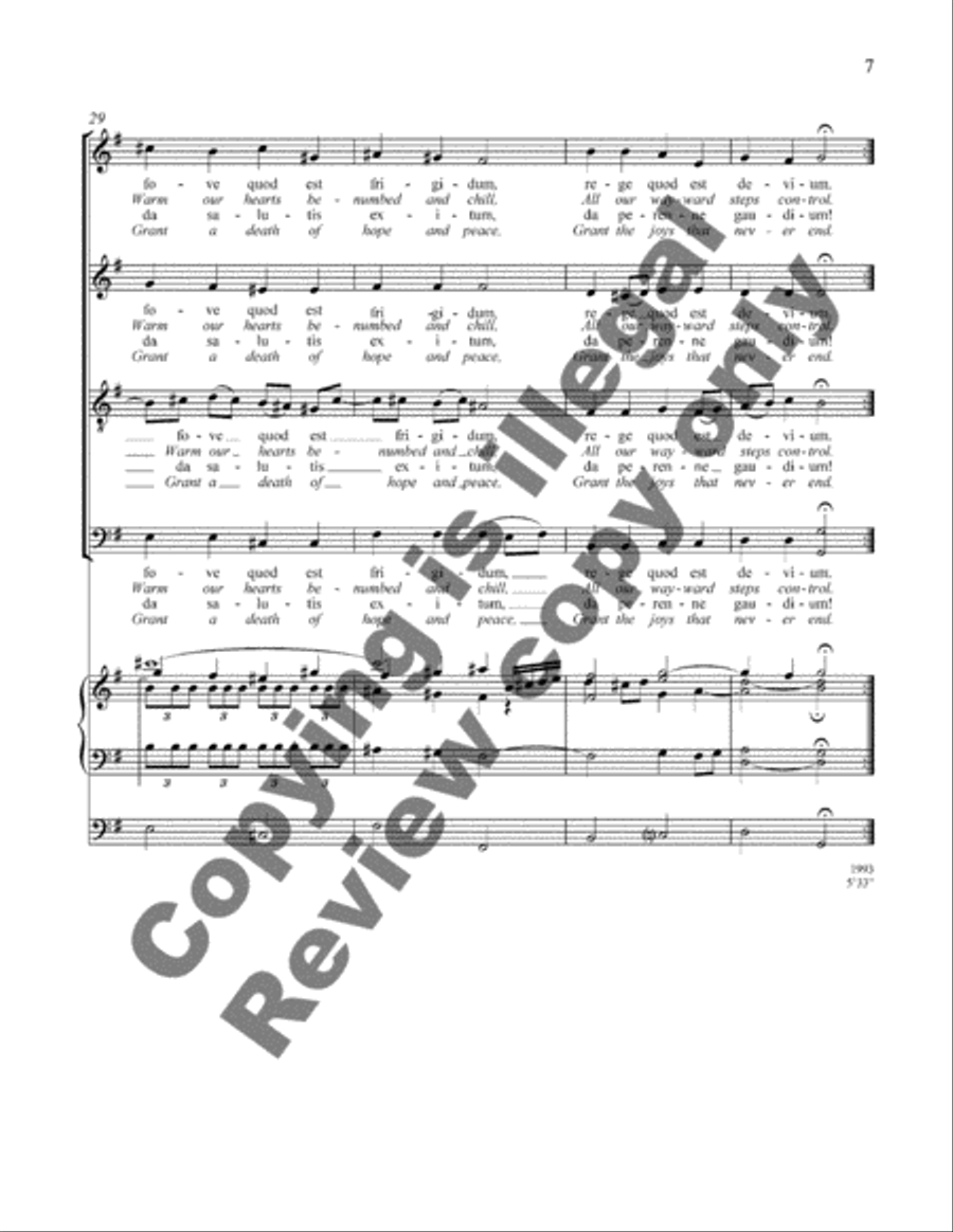 Hymnus ad Sanctum Spiritum 4-Part scores gallery preview page 5