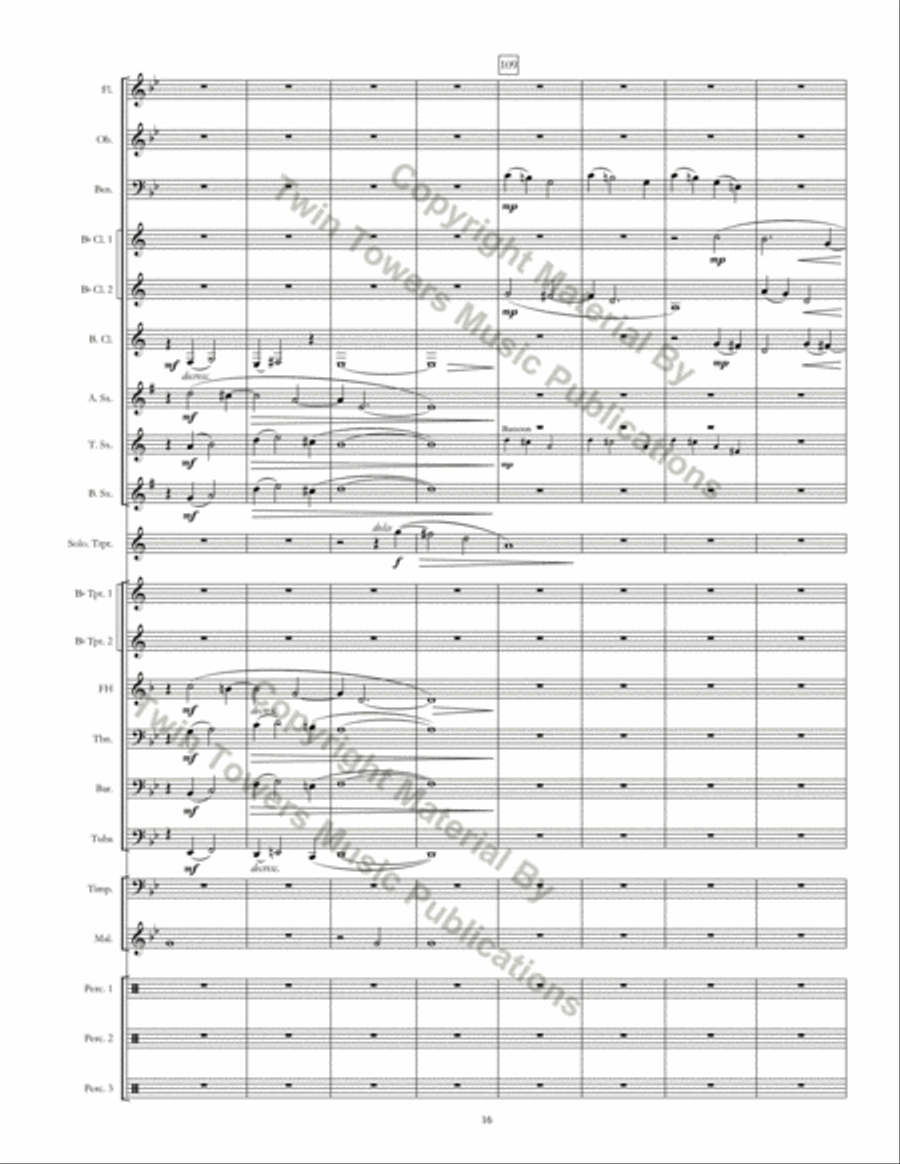 Sinfonia Concert Band scores gallery preview page 17