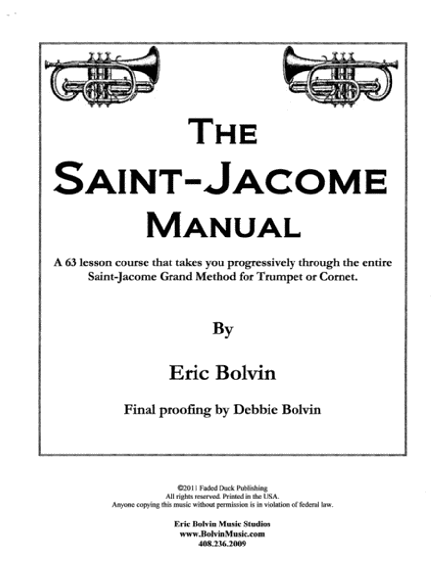 The Saint-Jacome Manual Trumpet Solo scores gallery preview page 2