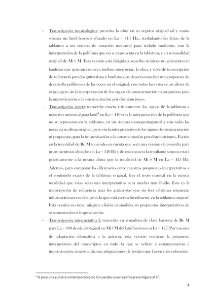 S.L. Weiss Ciacconne SW10 for guitar. Preface & score. P. J. Gómez-J. Velázquez ed.