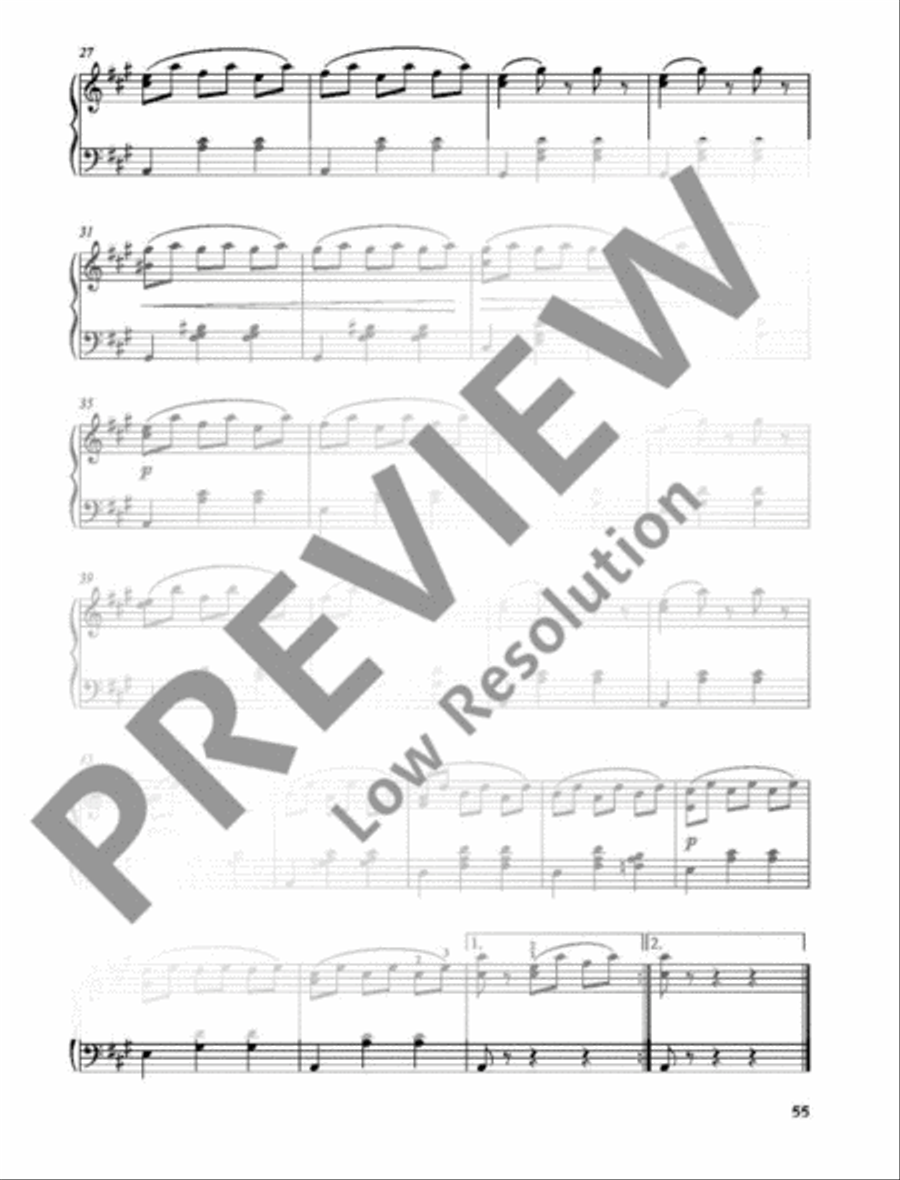 Skater’s Waltz Skater’s Waltz Piano Solo scores gallery preview page 3