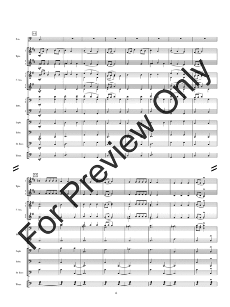 Rhapsody On Spanish Carols Concert Band scores gallery preview page 9