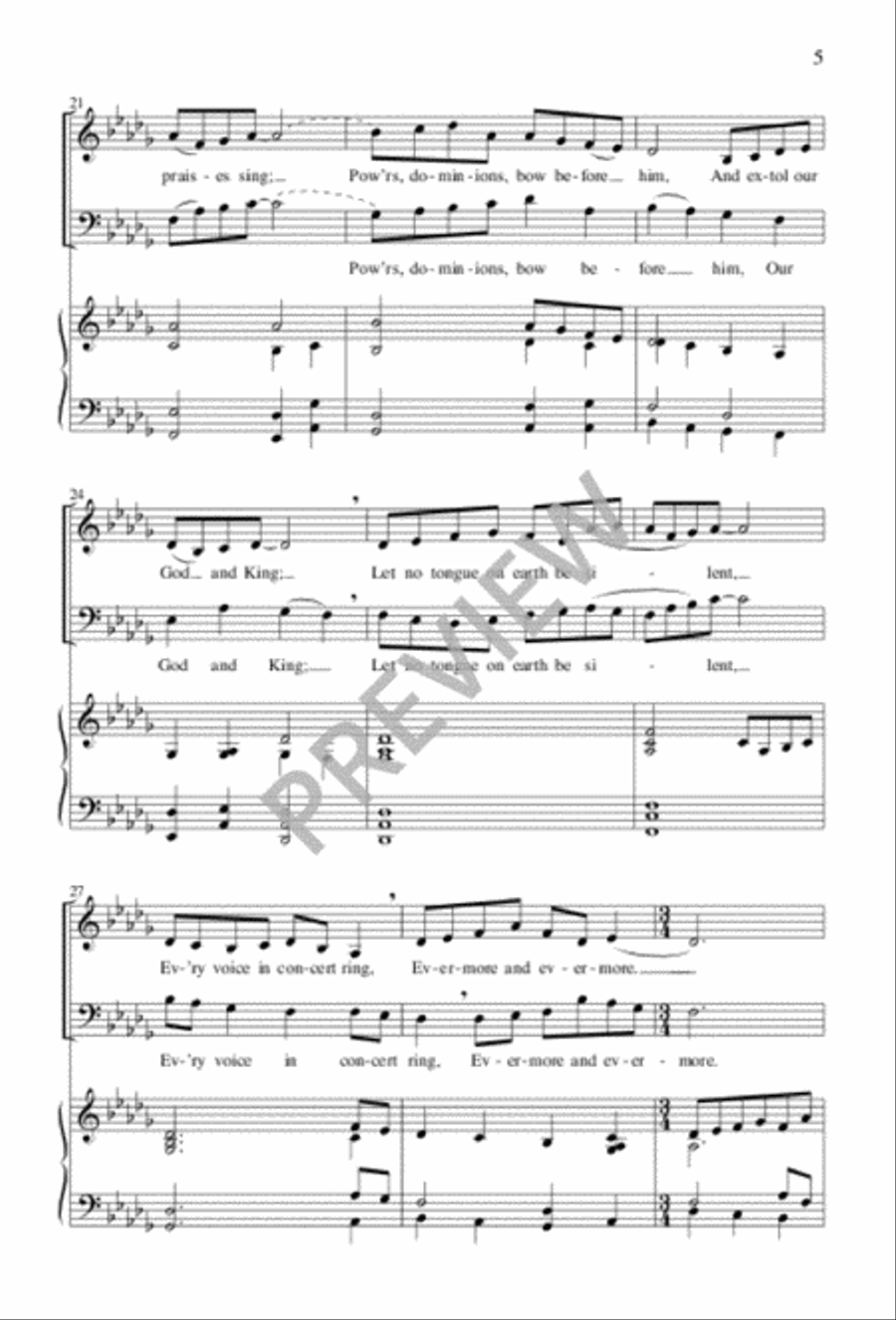 Of the Father's Love Begotten 2-Part scores gallery preview page 5