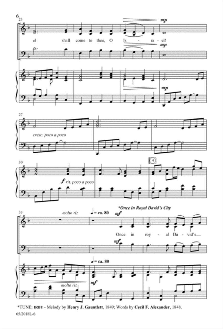 A Ceremony of Lessons and Carols 3-Part scores gallery preview page 7