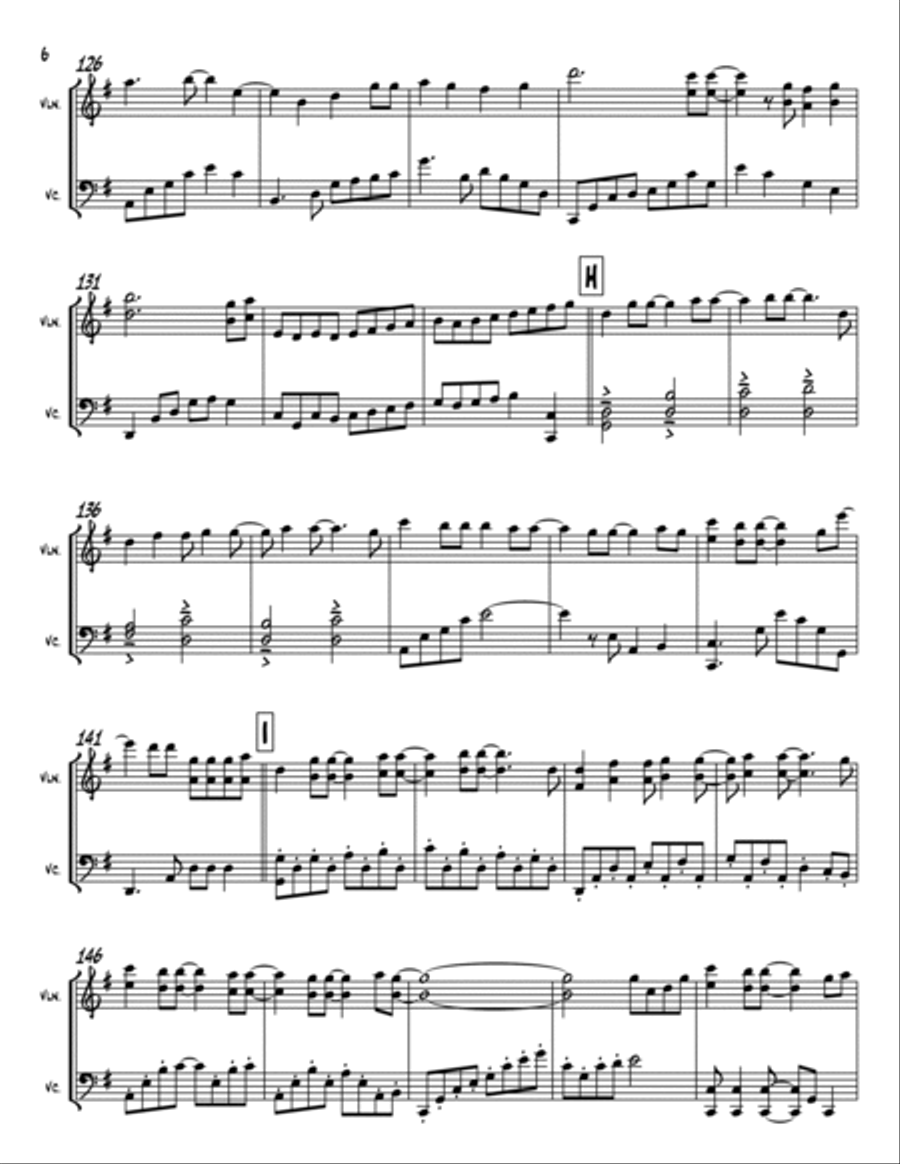 A Million Dreams A Million Dreams String Duet scores gallery preview page 6