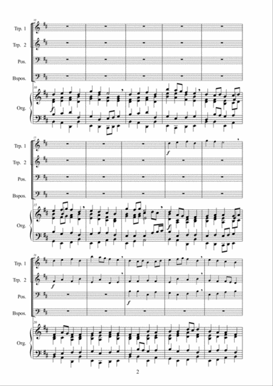 Marche triomphale Marche triomphale Small Ensemble scores gallery preview page 2