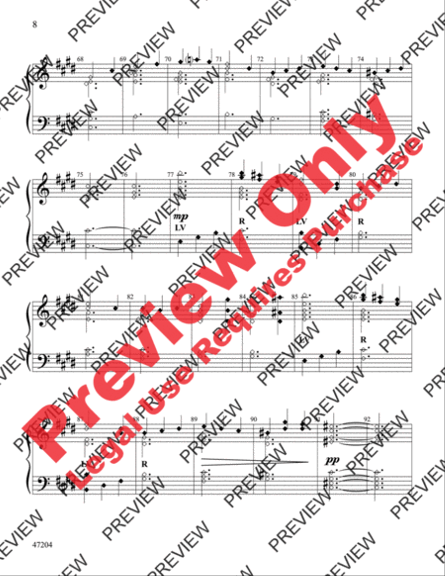 What Child Is This? Handbell Choir scores gallery preview page 8