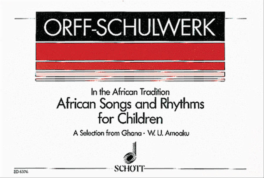 African Songs and Rhythms for Children Voice scores gallery preview page 1