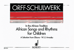 Book cover for African Songs and Rhythms for Children