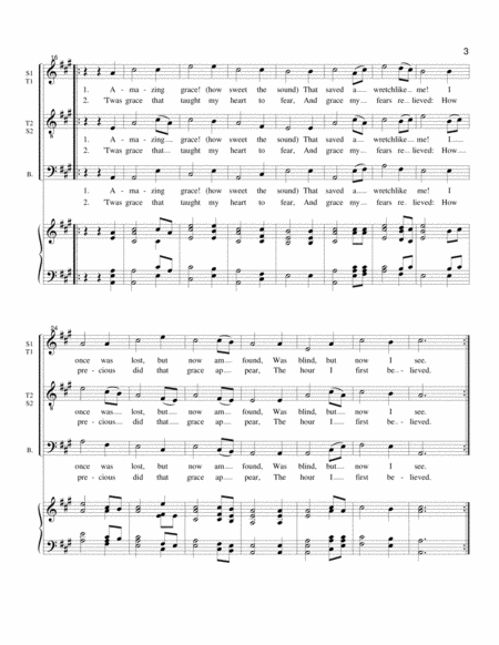 Amazing Grace (Choral) image number null