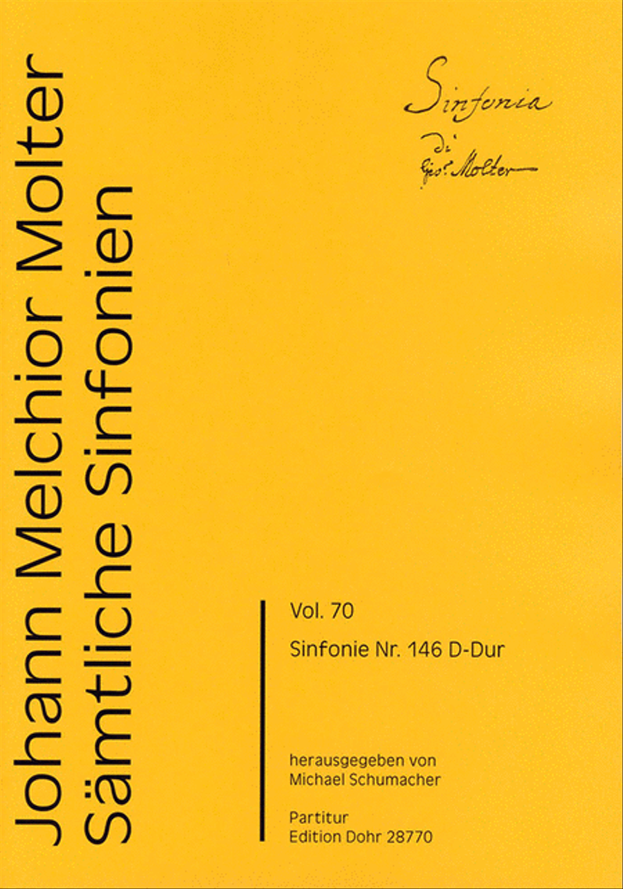 Sinfonie Nr. 146 D-Dur MWV VII 146 Orchestra scores gallery preview page 1