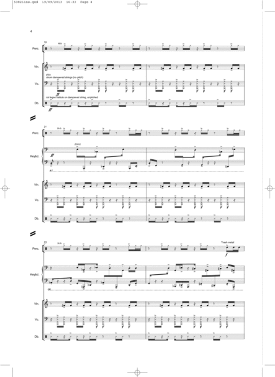 Neon Neon Percussion Ensemble scores gallery preview page 3