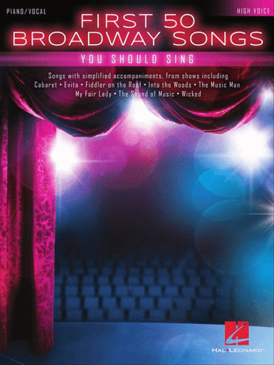 First 50 Broadway Songs You Should Sing High Voice scores gallery preview page 2