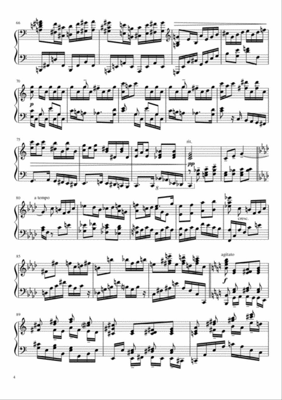 Legend №5 Legend №5 Piano Solo scores gallery preview page 4