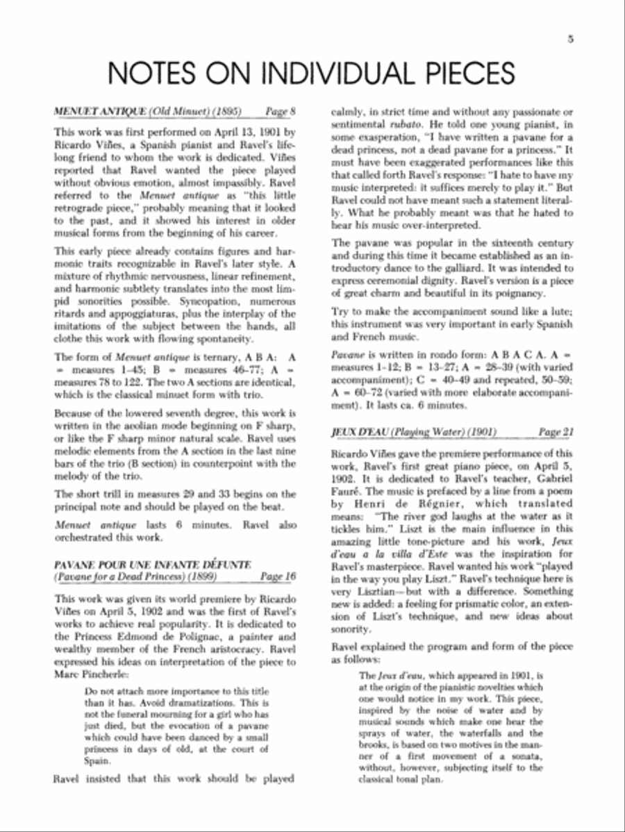 At the Piano with Ravel At the Piano with Ravel Piano Solo scores gallery preview page 4