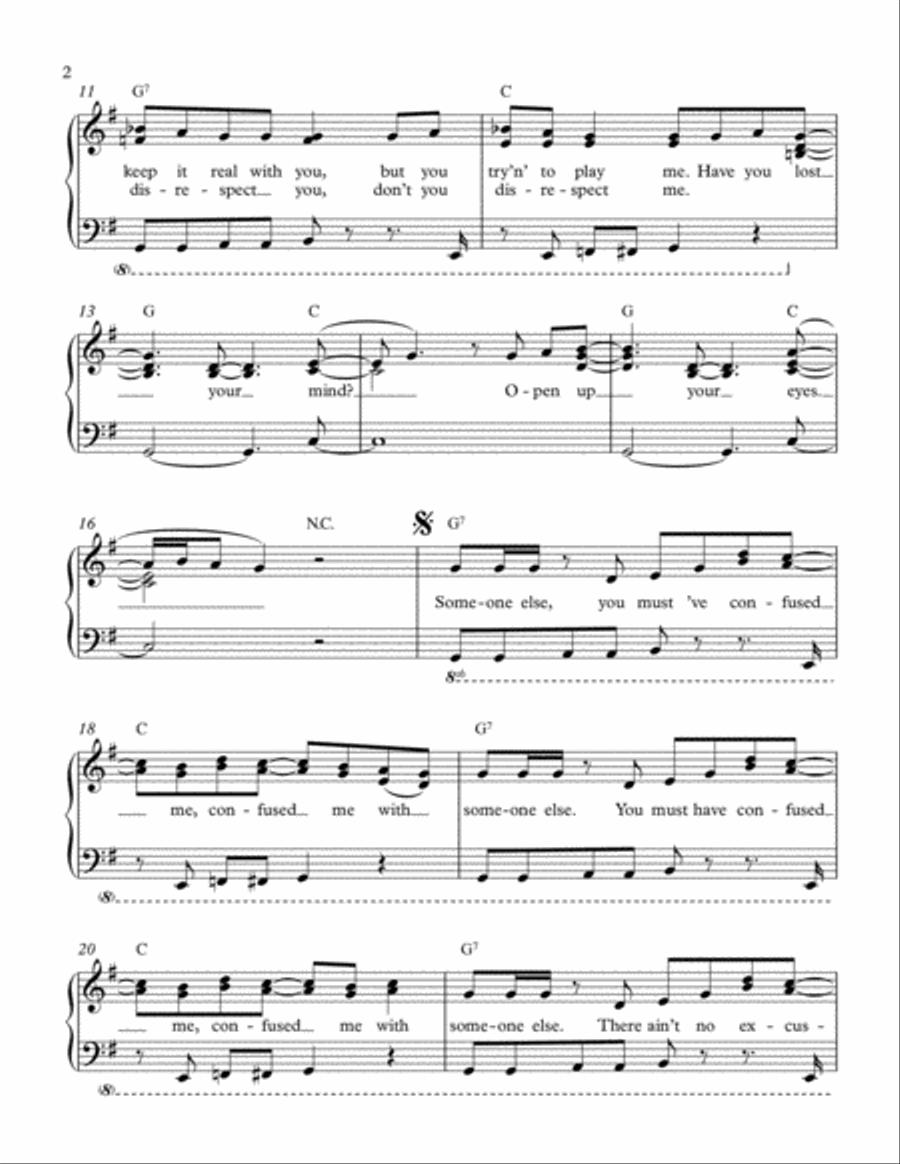No Excuses Voice scores gallery preview page 2