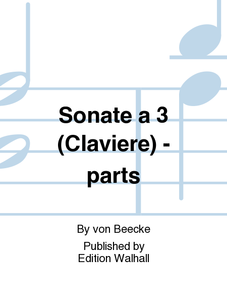 Sonate a 3 (Claviere) - parts
