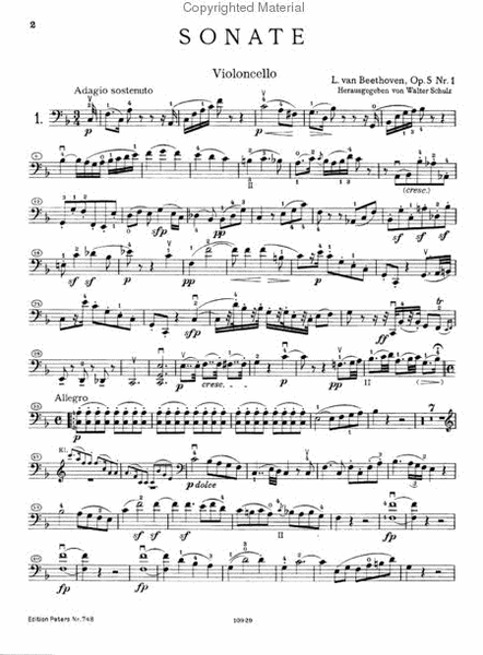 Sonatas - Cello and Piano (Complete)