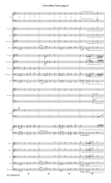 Crown Him! - Orchestral Score and Parts image number null