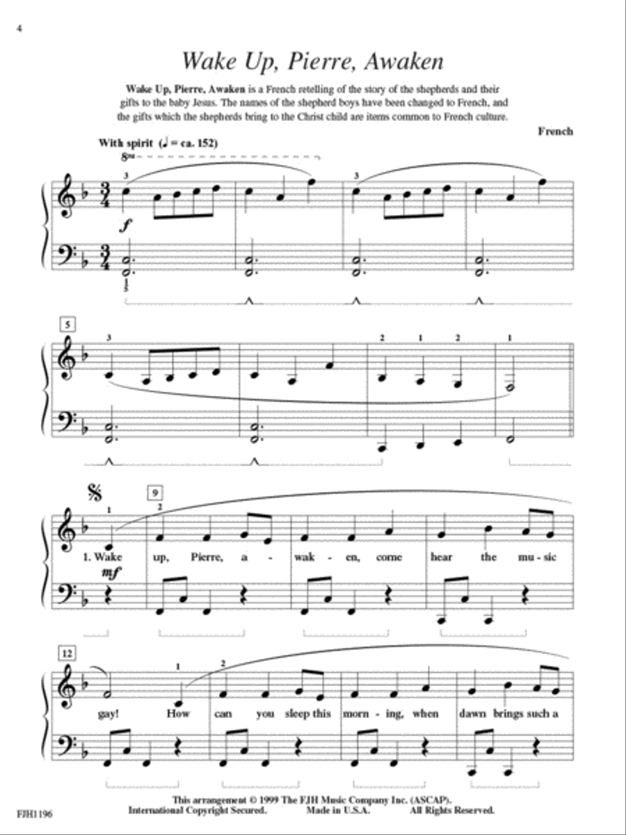 Christmas Near and Far Piano Method scores gallery preview page 3