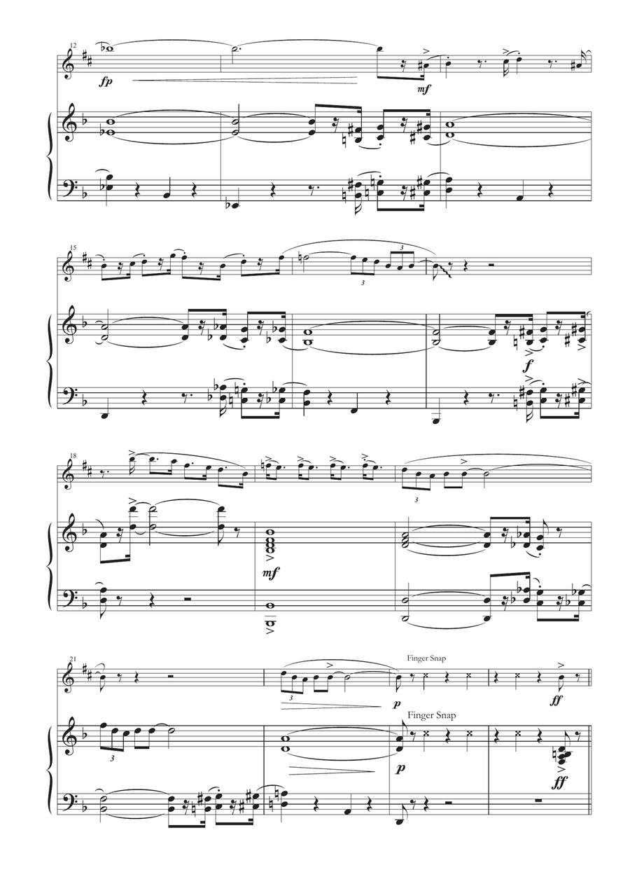 The Pink Panther from THE PINK PANTHER Alto Saxophone scores gallery preview page 3
