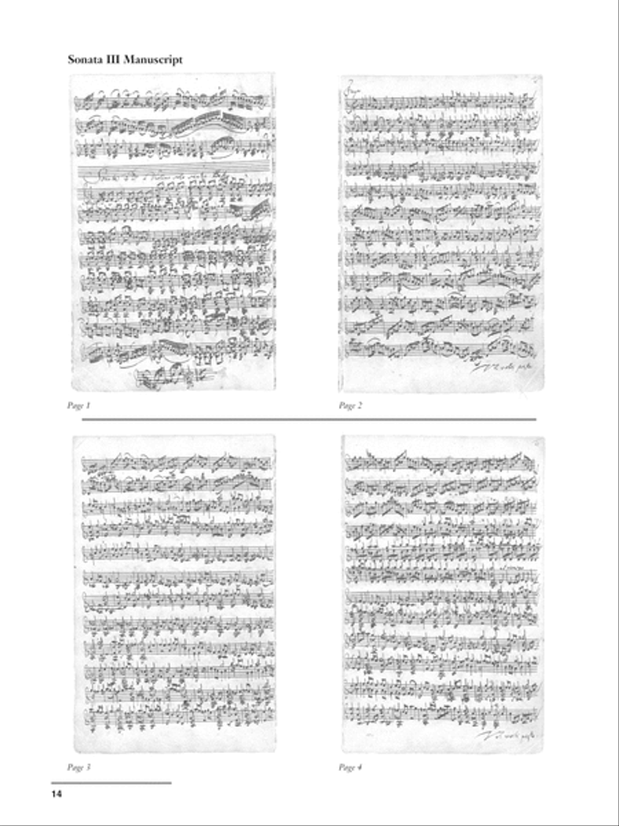 Bach -- Violin Sonatas BWV 1001, 1003, 1005 Violin scores gallery preview page 10
