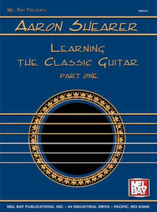 Book cover for Aaron Shearer Learning The Classic Guitar Part 1