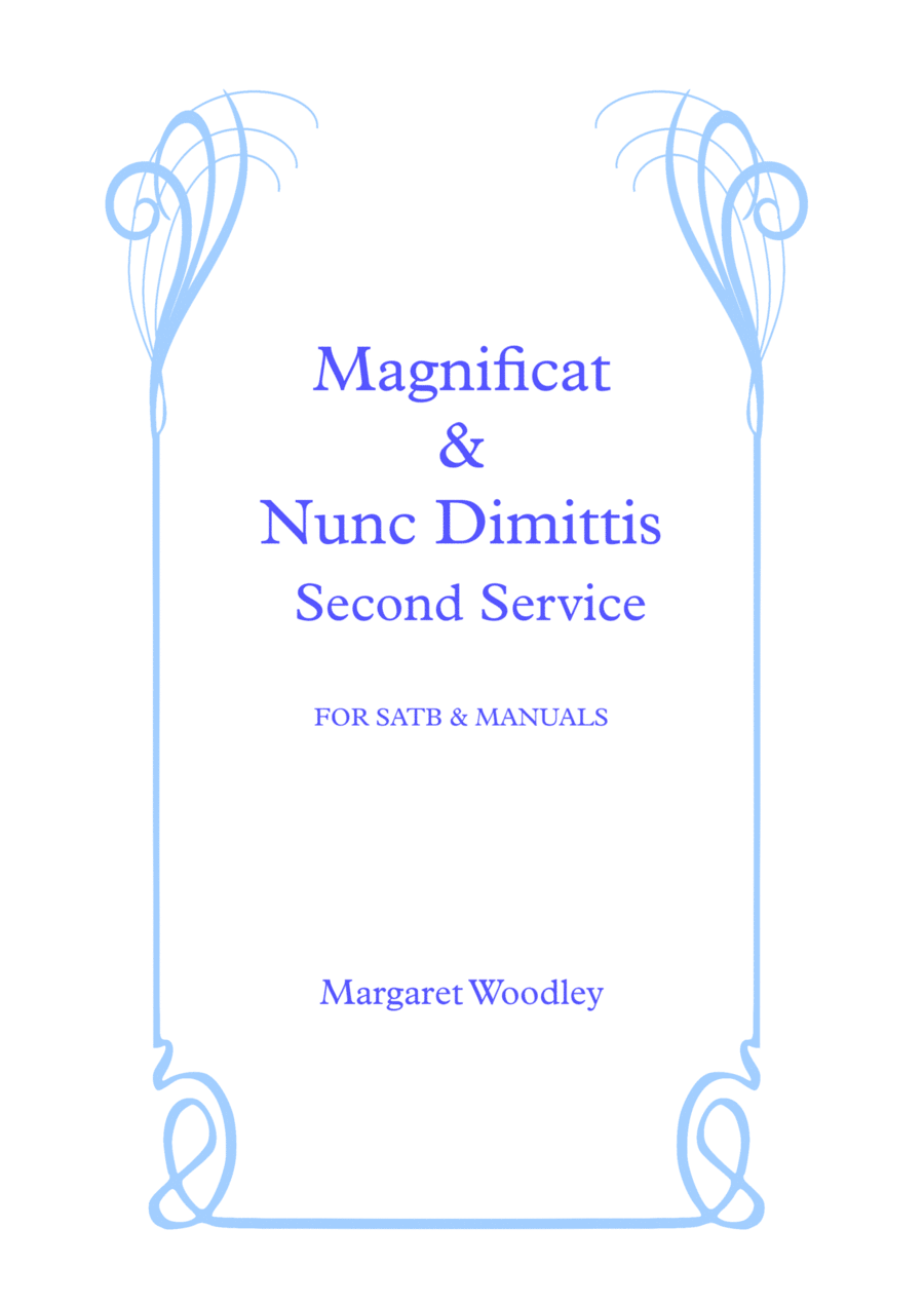 Magnificat & Nunc Dimittis (Second Service) 4-Part scores gallery preview page 1