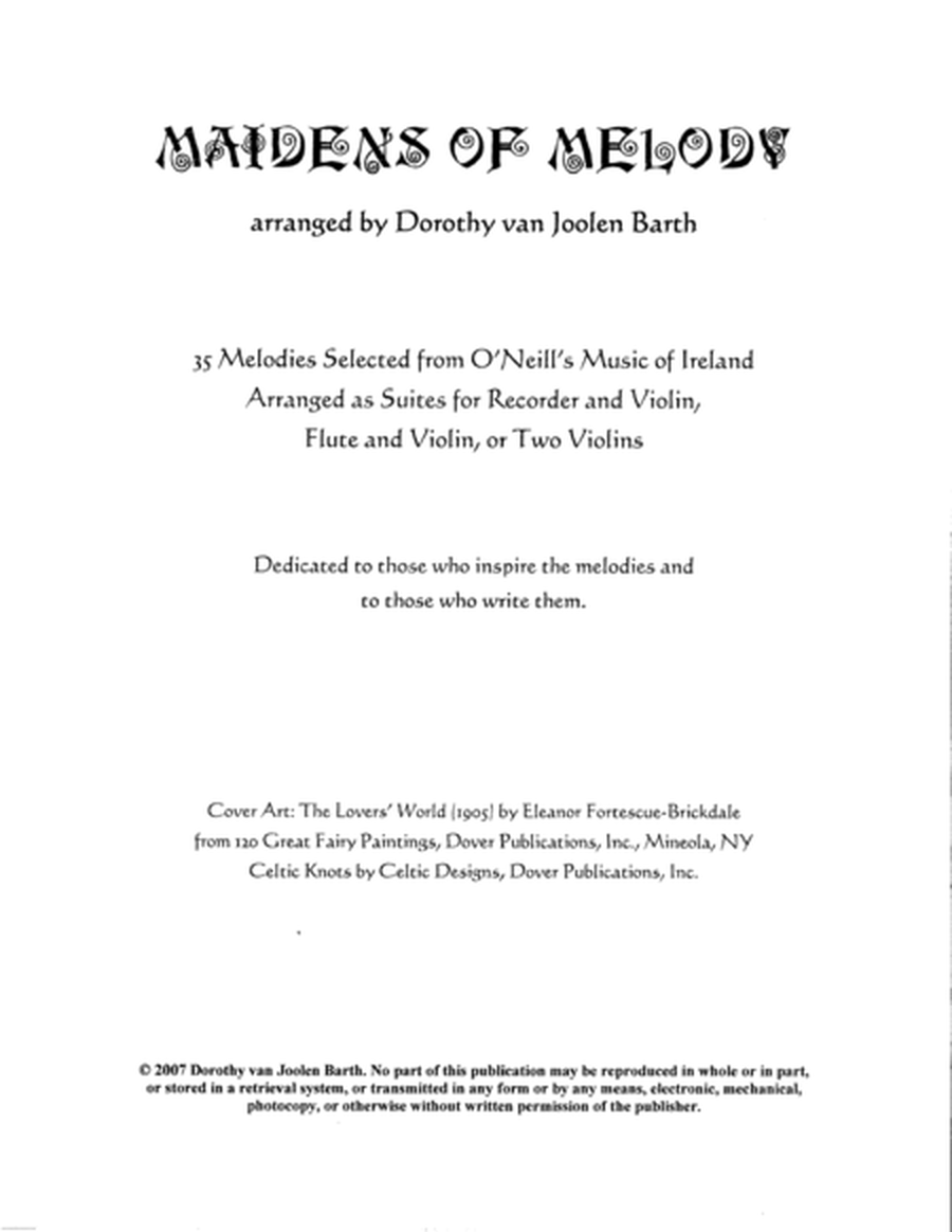 Maidens of Melody (Complete Duo Anthology) image number null