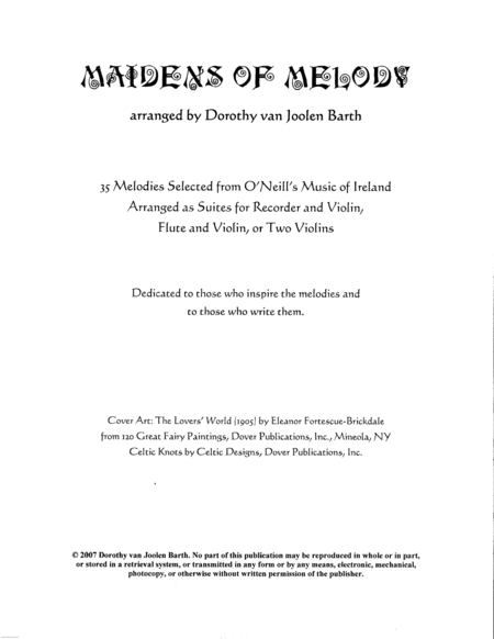 Maidens of Melody (Complete Duo Anthology) image number null