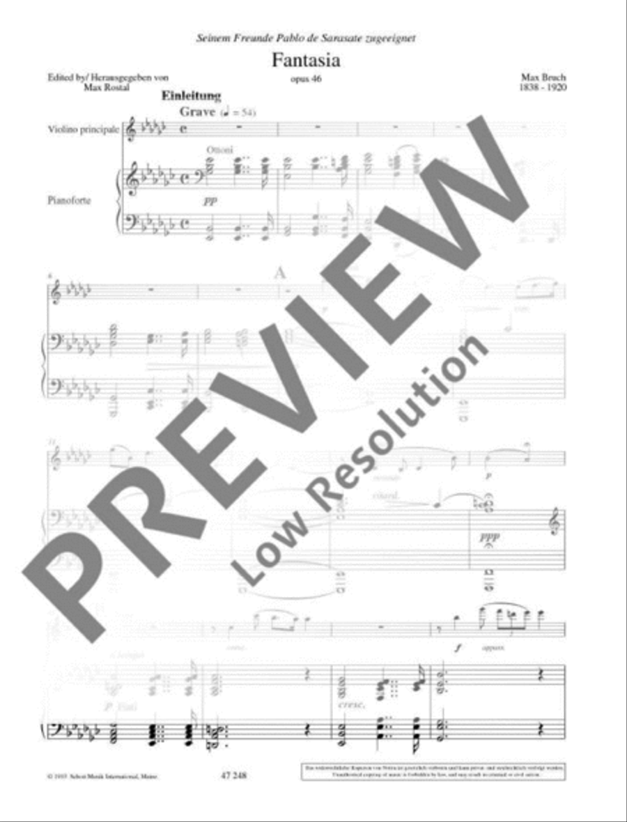 Scottish Fantasy Eb Major Piano scores gallery preview page 12