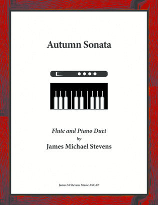Book cover for Autumn Sonata - Flute & Piano