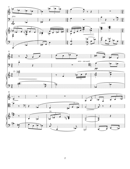Duo-Concertante for harmonica, 'cello & piano image number null