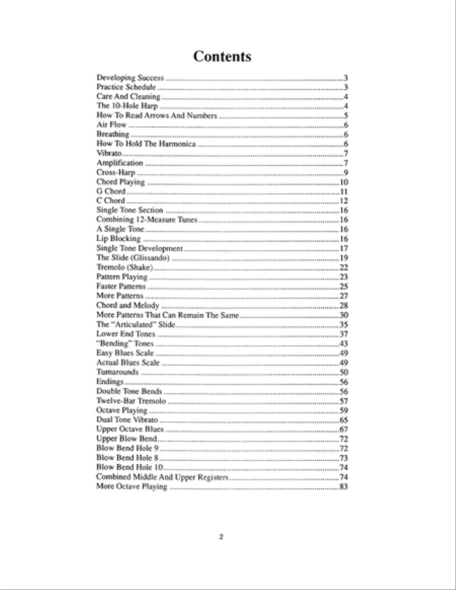 You Can Teach Yourself Blues Harp Harmonica scores gallery preview page 3