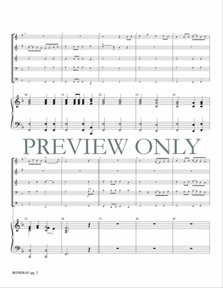 Rondeau Brass Ensemble scores gallery preview page 4