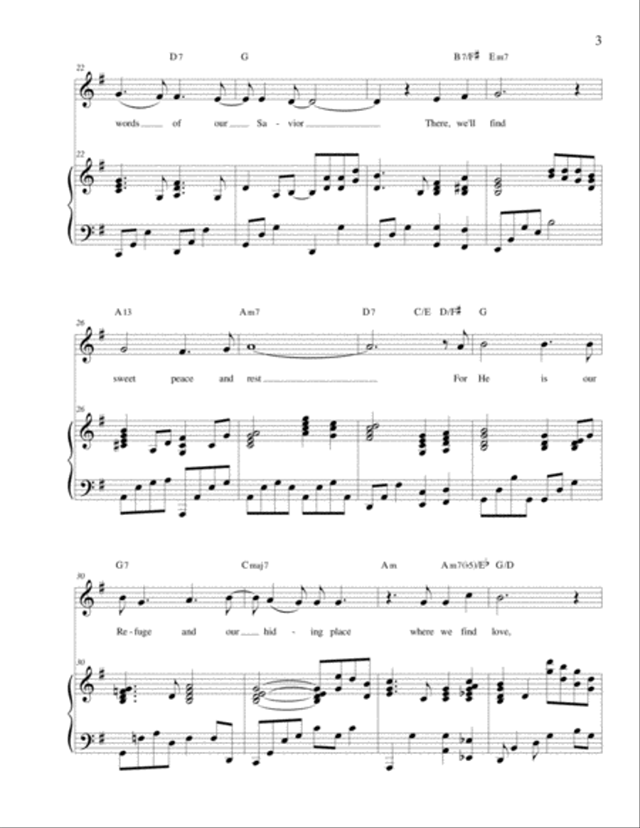 Love Mercy And Grace Love Mercy And Grace Piano, Vocal, Guitar scores gallery preview page 3