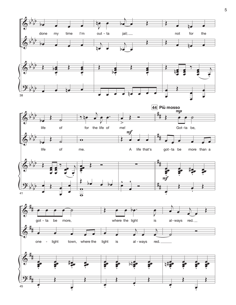 Not For The Life Of Me SSA scores gallery preview page 5