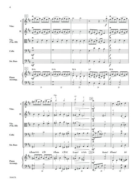 Over the Rainbow (from The Wizard of Oz): Score