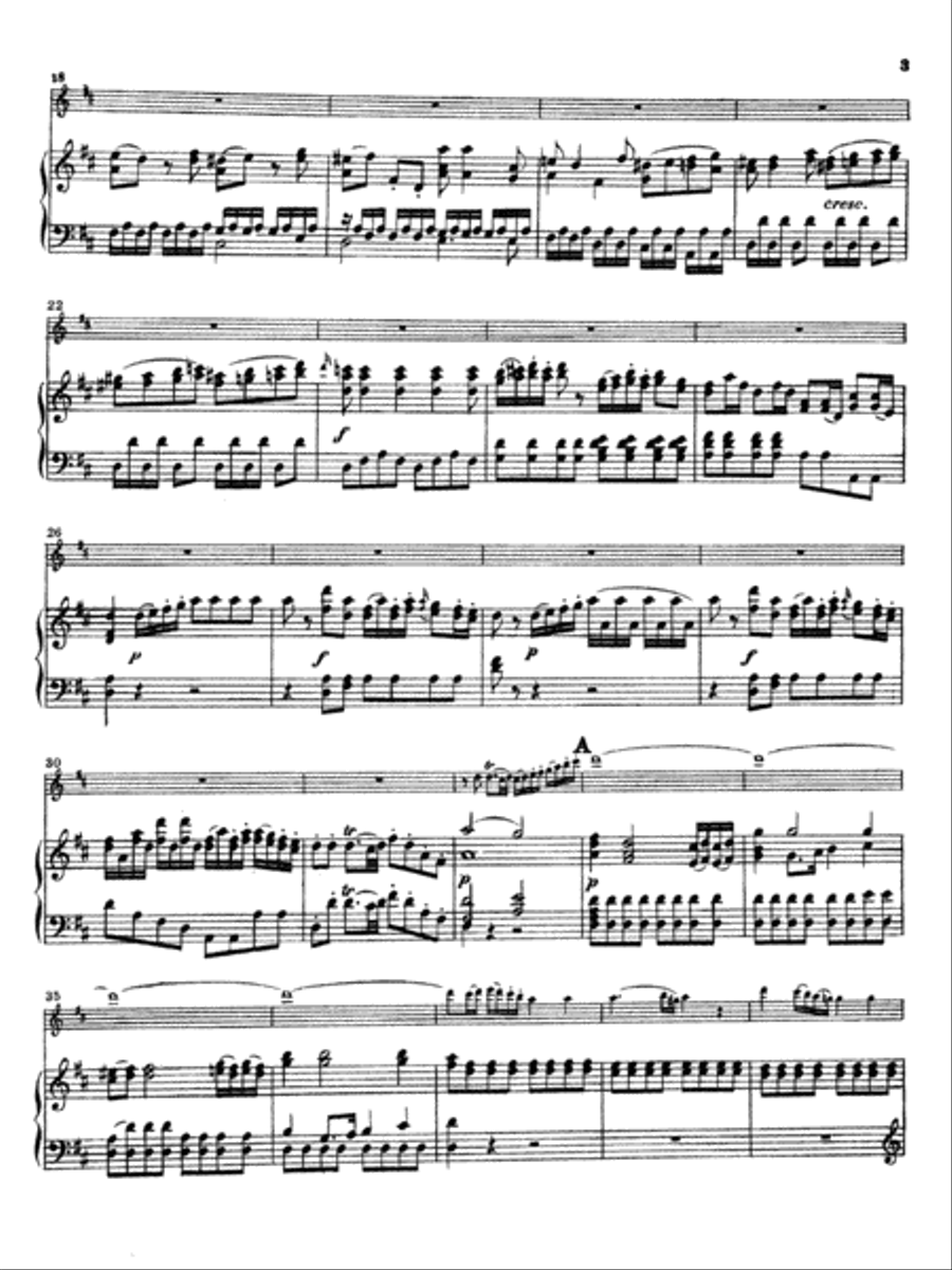 Flute Concerto No. 2, K. 314 (D Major) (Orch.) Small Ensemble scores gallery preview page 4