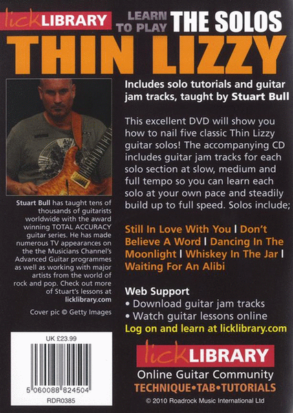 Learn To Play Thin Lizzy - The Solos