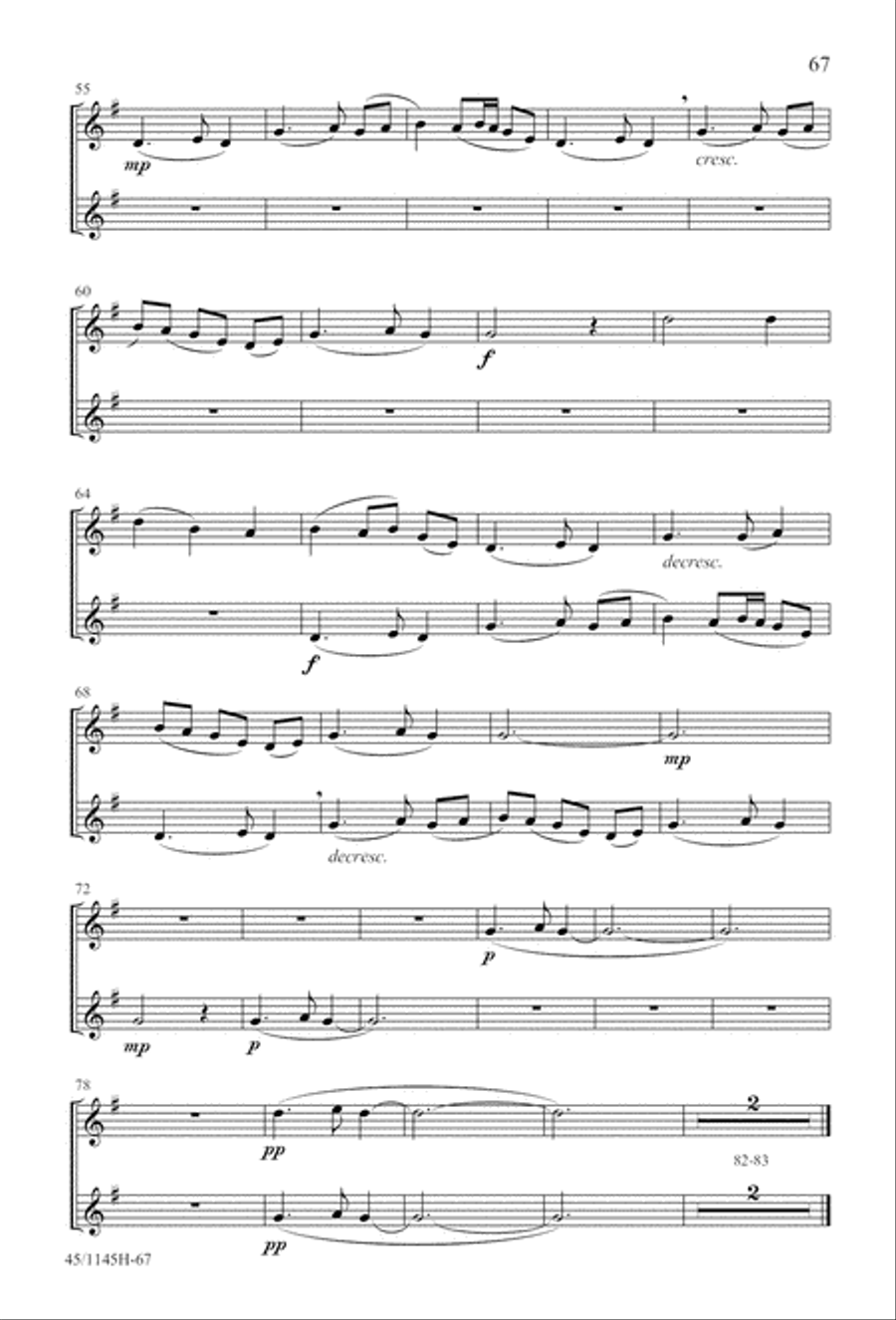 We Sing the World Around 2-Part scores gallery preview page 68