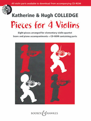 Book cover for Pieces for 4 Violins