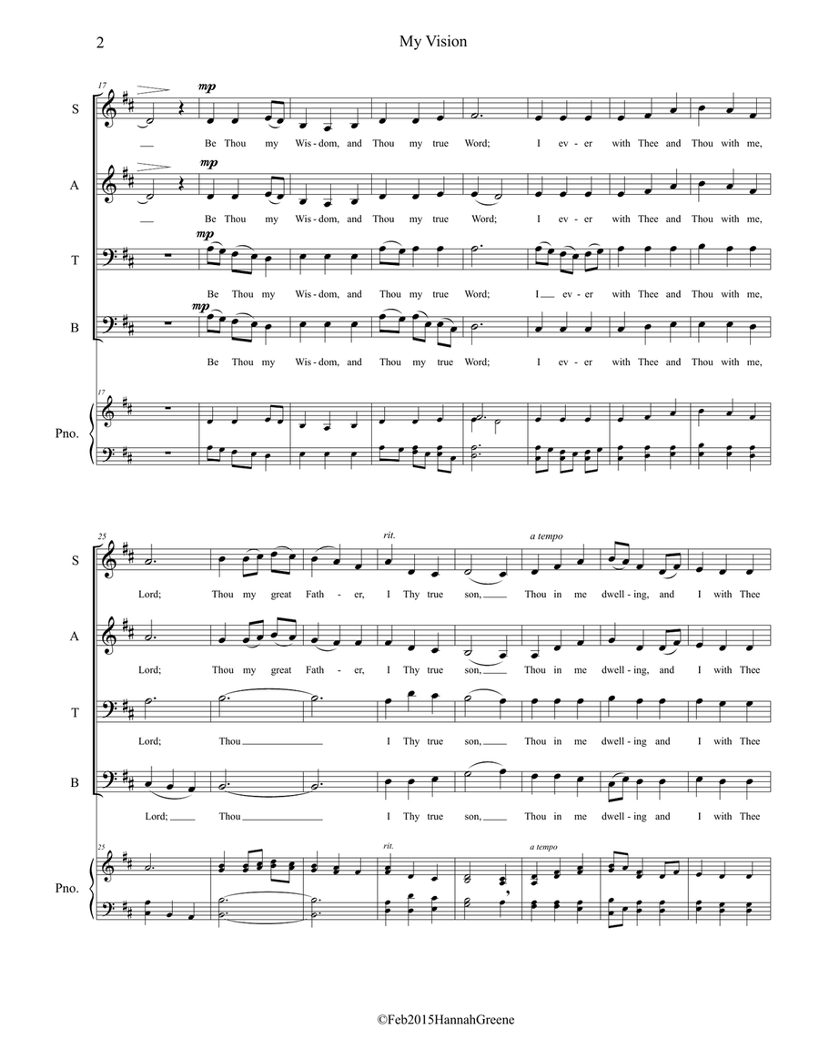 My Vision 4-Part scores gallery preview page 3